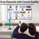 Digital TV Antenna for Smart TV Indoor, 2026 HDTV Antenna with Strong Magnetic Base,360&Long Range Reception Indoor Antenna for Local Channels, Easy Setup Antennas Without Cable (5.5 in)