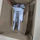 26" H Counter Height Bar Stools Set of 2, Modern Linen Fabric Upholstered Barstools with Backrest for Kitchen Island, Gold Metal Frames, Green