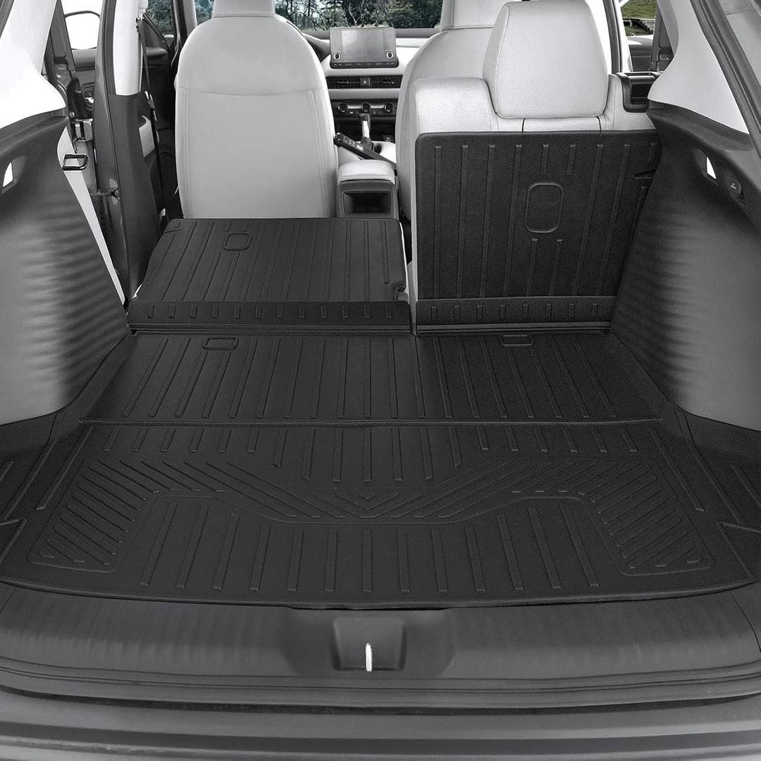 Cargo Mat for Honda HR-V 2026 2025 2024 2023(Hybrid & Gasoline), Full Coverage All Weather Trunk Cargo Liner with Backrest Protectors for Honda HRV Accessories