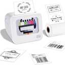 2 Inch Label Maker Machine with Tape, BQ1 Bluetooth Label Makers, Portable Thermal Labeler Printer for Logo, Address, Barcode, Clothes, Mail, Fits Small Business, Office, Home, School, Gift