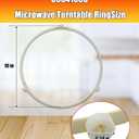 00641855 10" Microwave Turntable Tray Support with Roller Wheel Ring Kit Replacement for BoschGaggenauThermador Microwaves,Replaces AP4075204,00487750,35-00-769,487750,641855
