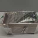 KITESSENSU Pullman Loaf Pan with Lid, 1 lb Dough Capacity Non-Stick Bakeware for Baking Bread, Carbon Steel Corrugated Bread Toast Box Mold with Cover for Baking Bread, Gold