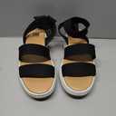 Sandal Heel Diamond Style Size 8 Black Womens