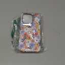 Qokey for iPhone 16 Pro Case - Compatible with MagSafe, Frosted Colorful Lovely Flowers, 2-Layers Hybrid Hard & Soft Magnetic Shell Shockproof Design, Military-Grade Drop Protection Phone Cover (Boho Brown Flower)