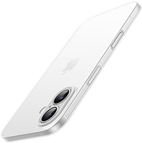 JETech Ultra Slim Case for iPhone 16 Plus 6.7 Inch, Camera Lens Full Protection, Lightweight Matte Finish PP Hard Minimalist Cover (Frosted Clear) JETech Ultra Slim Case for iPhone 16 Plus 6.7 Inch, Camera Lens Full Protection, Lightweight Matte Finish PP Hard Minimalist Cover (Frosted Clear)