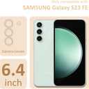 Clear Christmas Phone Case for Samsung S23 FE,Xmas Santa's Cookie Pattern Slim Fit Soft Protective Cute Cover Boys Girls Phone Case for Samsung S23 FE-Santa's Cookie