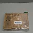 Supkiir Spice Containers Glass, 3Pcs Kitchen Glass Condiment Containers with Lids 8 oz Spice Jars, Small Spoons for Spice Jars Moisture-Proof Seasonings Container Set for Storage Spices