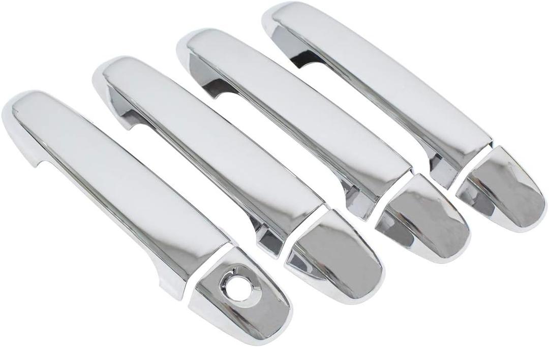 NewYall Chrome Exterior Door Handle Cover for Toyota Camry 2012-2017 Front Rear Left Driver and Right Passenger Side Front Rear Left Driver and Right Passenger Side