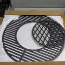 8835 Cast Iron 21.5" Grill Grates w/12" Removable Center Grate for Weber Original Kettle Premium 22-inch Charcoal Grill, Replacement Parts for Weber 22" Performer Premium Grill, One-Touch Grills