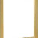 DIY Metal Canvas Frame for 18x24 Canvas Paintings, 1.5" Deep Modern Floater Frame for Oil Paintings, Portrait Landscape Wall Art Decor (Gold)