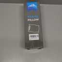 Travel Pillow Memory Foam Pillows, Camping Pillow-Compressible Medium Firm, Breathable Cover, Ideal Backpacking Hiking, Bed Pillows, Airplane and Car (Light Grey, S) (S-15.7*9.8in)