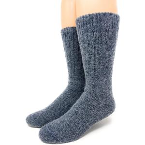 WARRIOR ALPACA SOCKS - Unisex Toasty Toes Ultimate Alpaca Socks For Men And Women (Gray) L