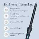 Bio Ionic Long Barrel Curling Iron with Moisture Heat Technology & NanoIonic MX Versatile Curling Wand - Multiple Barrel Sizes for Tight, Classic, Loose & Soft Curls