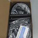 FORASTO 2Pack Toilet Plunger with HolderPlungers for Bathroom with Holder, Toilet Plunger with CoverBathroom PlungerBathroom DecorToilet Bowl Cleaners,Bathroom AccessoriesBlack(19inch)