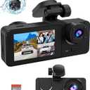 Dash Cam Front and Rear Inside,1080P Full HD 170 Deg Wide Angle Dashboard Camera with 32GB SD Card