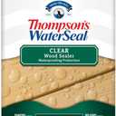Thompson's WaterSeal Clear Wood Sealer, Clear, 1 Gallon