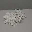 8.5 FT Snowflake Lights with 6 Drops, 100 Counts Clear Blubs Christmas String Lights, Plug in & Connectable Icicle Fairy Curtain Light Set for Xmas Home Indoor Outdoor Party Wedding Decorations