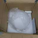 Modern Globe Wall Sconce with White Glass Shade 5.5" Indoor Wall Light