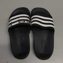 adidas Kids' Adilette Shower Slide (12 Little Kid, Core Black/White/Core Black)