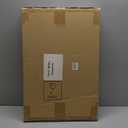 Shed Windows 2 Pack 14" W x 21" H Flush Mount White Window with Tempered Glass and Fiberglass Screen,Sliding Windows with Vertical Slider and Screws for Sheds,Chicken Coop, Playhouse Garbage Room etc