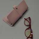 Miyya Blue Light Blocking Glasses Women, Fashion Round Transparent Anti Blue Light Glasses with Anti Eyestrain & UV Glare