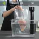 Wevac 8" x 12" Precut Vacuum Sealer Bags, 200 Count, Includes 5 Liquid Block Bags & 5 Bone Guard Pieces, Heavy Duty for Food Storage, Sous Vide & Meal Prep