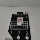 THIS IS US WALL ORGANIZER WITH HOOKS, CLIPS & BASKET 12" x 24" x 2.325"