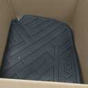 TGBROS Floor Mats for Subaru Outback 2020-2025, All Weather TPE Liners Full Set with Cargo Liner & Back Seat Protector, Non-Slip Black 6PCS
