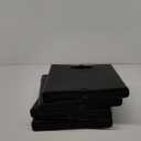 Anbers 4 Packs Collapsible Plastic Cube Storage Bins, Black Foldable Storage Cube Bins
