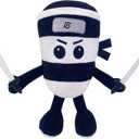 Lemoneon Cappuccino Assassino Plush 10" Italian Brainrot Plush AICrafted Stuffed Figure Pillow for Video Game Fans Room Decor