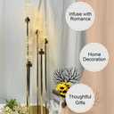 10 Pack Gold Candelabras Centerpieces for Tables, 42" 5 Arm Candle Holders
10 centerpieces with 50 LED candles; gold finish; stable metal base; ideal for weddings parties