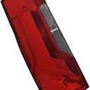 Left Tail Light Assembly for Mercedes-Benz Sprinter 3500, 1500, 2500 2019 Replacement 910 820 02 00 1 Piece