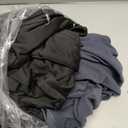 Patelai 5 Sets Men's Thermal Underwear Fleece Base Layer Set Winter Base Layer Cold Weather Top Bottom (XX-Large, Black, Grey, Dark Blue)