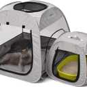 Tenrai Portable Cat Playpen, Trapezoidal Design for Better Standing, Foldable Pet Tent for Indoor and Outdoor Use of Kitten and Puppy, Dog Play Enclosure, Cat Houses & Condos