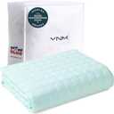 YnM Portable Weighted Lap Blanket for Adults, Perfect for Relaxation, Lounging, Napping, Sleeping & Travel,  20x16