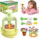 Fabric Flower Bouquets Toys, DIY Craft Kit for Girls 3 4 5 6 7 8 9 10 Years Old, Creative Arts and Crafts Activity for Toddler Kids, Preschool Educational Flower Assembly Gifts for Birthday Christmas