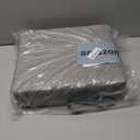 Toddler Booster Seat for Dining Table, PU Washable Double Safe Straps Non-Slip Bottom Booster Seat Dining Toddler, Portable Travel Increasing Cushion (Grey)