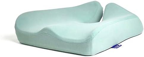 Amazon.com: C CUSHION LAB Patented Pressure Relief Seat Cushion for Long Sitting Hours on Office/Home Chair, Car, Wheelchair - Extra-Dense Memory Foam for Hip, Tailbone, Coccyx, Sciatica - Wellness Green, Office Products