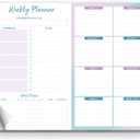 Clever Fox Weekly Desk Planner  Desktop Notepad, To Do List & Planning Pad for Productivity, 50 Tear Off Weekly Journal Sheets, A4 (Turquoise)