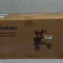 Rollator Walkers for Seniors- Rollator Walker with Seat 8" Wheels- Easy Folding Senior Walker with Padded Backrest- Lightweight Mobility Walking Aid for Adult Elderly, Aluminum Frame, Red