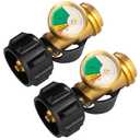 Propane Tank Gauge Level Indicator Leak Detector for 5-40 lb Tanks 2 Pack