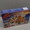 HOGOKIDS 2025 Advent Calendar Gingerbread House Mini Building Set with Light, 24 Days Countdown 3 Style Christmas Village Blocks Toy with Xmas Tree, for Adults Kids Boy Girls Ages 10+