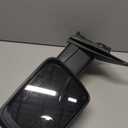 Passenger Right Side Door Mirror Power and Heated with Blind Spot Glass Textured Back Cover for RAM 1500 from 2019 to 2024