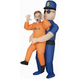 Morph Inflatable Police Officer Costume for Kids, Inflatable Costumes for Kids, Boys Halloween Costume