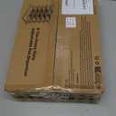 LAMU Pots and Pans Organizer for under Cabinet, 6-Tier Heavy Duty Pan Pot Organizers inside Cabinet Adjustable 14 to 24.57", Pot Rack Kitchen Cabinet Organization and Storage Holds up to 12" Cookware (Negro)