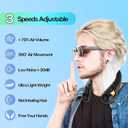 KIDEE Neck Fan, Portable Bladeless Neck Fans, Upgrade 360 Airflow, Super Quiet, 3 Speeds, 4000mAh Personal Wearable Neck Fan, Upgraded Cooling Air Volume USB Rechargeable Hands Free Fan