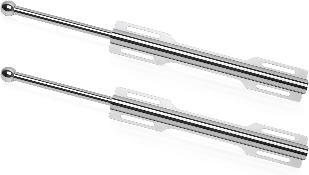 FIRJOY 12" Valet Rod for Closet Pull Out (2 Pack, Chrome)