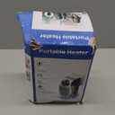 Vital Heater for Indoor Use Small Plug In Vital Heat Portable Electric Space Heaters of Indoor Use with LED Display Energy Efficient 400W Wall Outlet Adjustable Thermostat, Timer, Safe