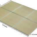 Japanese Tatami Mat,(Queen, 79" x 59" x 0.5") 100% Rush Grass Portable Folding Mat Futon Mattress Firm Traditional Floor Bed (Queen), 4'11" x 6'7"