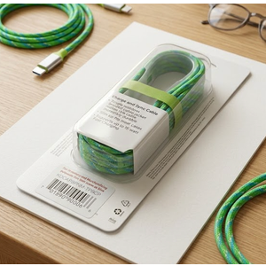 CellCandy Fast Charging And Sync Cable 6.5ft Green